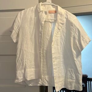 Everlane White Linen Shirt